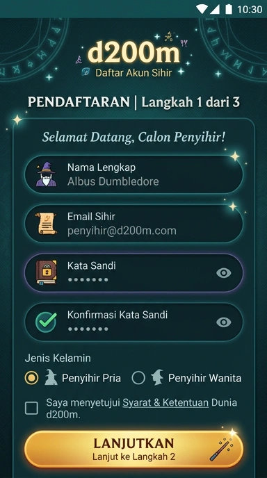 Cara Mudah Daftar Akun d200m Untuk Pengguna Android