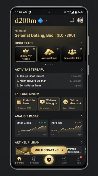 Kanal Resmi d200m untuk Pengguna Android Indonesia